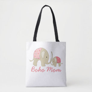 Boho Mam, Roze Elephant Draagtas