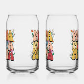 Boho "Mama" Stacked Typography Blikvorm Glas (Rechts)