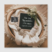 Boho mand baby aankondiging zwangerschap aankondig (Voorkant)