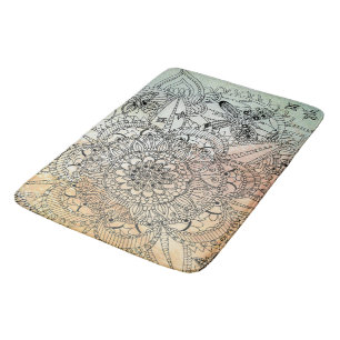 Boho Mandala Bohemian Art Badmat