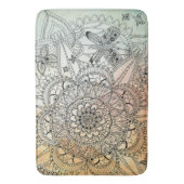 Boho Mandala Bohemian Art Badmat (Voorkant Verticaal)