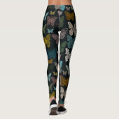 Boho Mandala Butterflies Leggings (Dos)