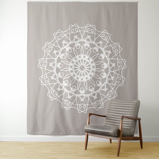 Boho Mandala College Dorm Wall Hanging Wandkleed (In situ)