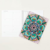 Boho Mandala couleur aquarelle Floral (Devant avec enveloppe)