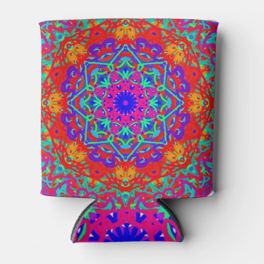 Boho Mandala Custom Koelbox Blikjeskoeler (Voorkant)
