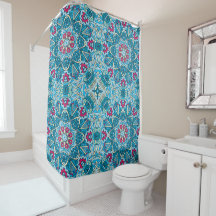 Boho Mandala Festive Shower Curtain