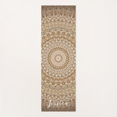 Boho Mandala Geometrisch Yogamat (Voorkant)