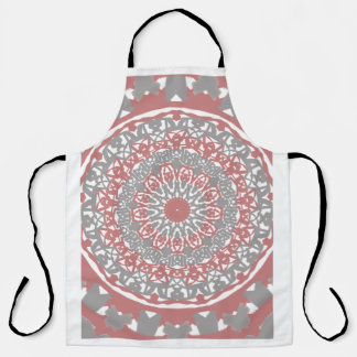 Boho Mandala Schort – Elegante Keuken & Ambacht