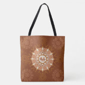 Boho Mandalas - Earthtones Canvas tas (Voorkant)