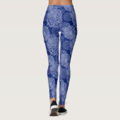 Boho Mandalas Leggings bleus (Dos)