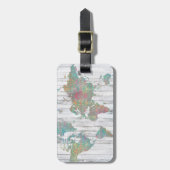 Boho Map II Bagagelabel (Voorkant verticaal)