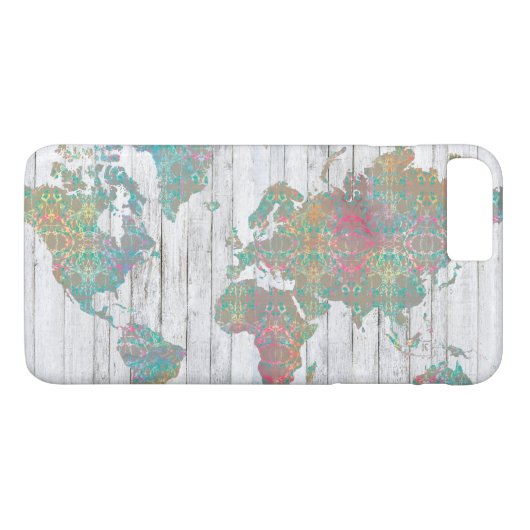 Boho Map II Case-Mate iPhone Case (Achterkant (Horizontaal))