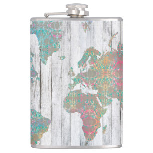 Boho Map II Heupfles