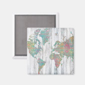 Boho Map II Magneet (Voorkant / Achterkant)