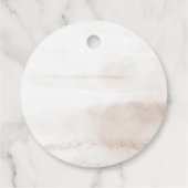 Boho Marble Script Bedankt Bedankjes Labels (Achterkant)