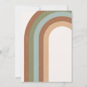 Boho Mariage Arch Faire-part de mariage (Dos)