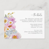 Boho Mariage Détails Carte de boîtier (Devant)