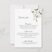 Boho Mariage Détails Carte de boîtier (Devant)