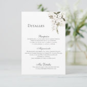 Boho Mariage Détails Carte de boîtier (Debout devant)