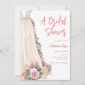Boho Mariage habillage douche nuptiale Invitation (Devant)
