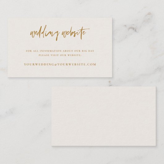 Boho Mariage Site Web Détails Carte de boîtier C10 (Devant / Derrière)