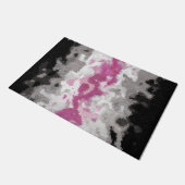 Boho Marmer Abstract Librafeminin Pride Vlag Deurmat (Schuin)