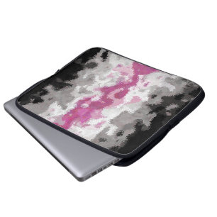 Boho Marmer Abstract Librafeminin Pride Vlag Laptop Sleeve