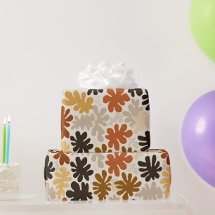 Boho Matisse Bloempatroon  Cadeaupapier