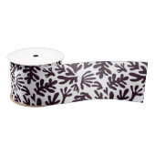 Boho Matisse Botanical Shapes Pattern Black Grey Lint (Spoel)