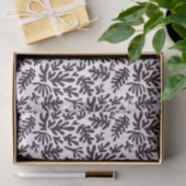 Boho Matisse Botanical Shapes Pattern Black Grey Tissuepapier (Geschenk)