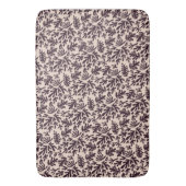 Boho Matisse Botanical Shapes Pattern Cream Black Badmat (Voorkant Verticaal)
