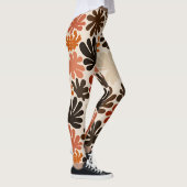 Boho Matisse Flower Pattern  Leggings (Rechts)