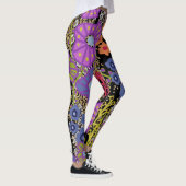 Boho Maximalist Floral Design Leggings (Rechts)