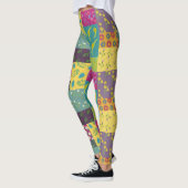 Boho Maximalist Patchwork Quilt Patterned Leggings (Links)