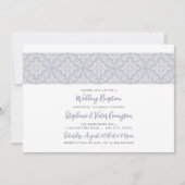 Boho Medallion huwelijksreceptie Kaart (Voorkant)