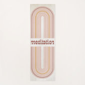 Boho meditatie Fitness Workout Yoga Mat (Voorkant)