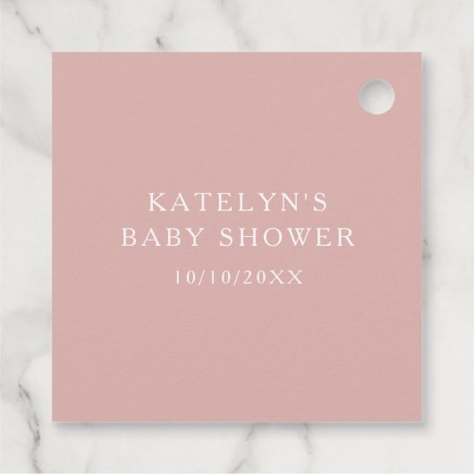 Boho Meisjes Pampas Grass Pumpkin Custom Bedankjes Labels (Achterkant)
