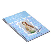 Boho Mermaid Fantasy Waterverf Custom Journal Notitieboek (Rechterzijde)