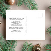 Boho Merry Christmas New Home Vakantie Verhuizen Aankondigingskaart