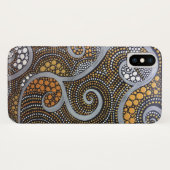 Boho Metallic Swirls en Stippen Case-Mate iPhone Case (Achterkant (horizontaal))