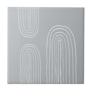 Boho Mid Century Chic Rainbow Tegeltje