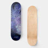 *~* Boho Midnight Sky Kosmische Pastel Veer Skateboard (Voorkant)