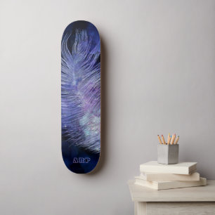 *~* Boho Midnight Sky Kosmische Pastel Veer Skateboard