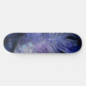 *~* Boho Midnight Sky Kosmische Pastel Veer Skateboard (Horizontaal)