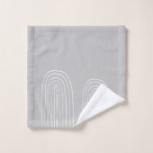 Boho milieu du siècle chic arc-en-ciel (Gant de toilette)