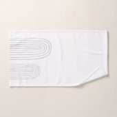 Boho milieu du siècle chic arc-en-ciel (Serviette à main)