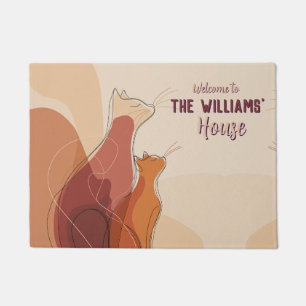 Boho Minimaal Sphynx Kat Eigenaar Inkommat Deurmat