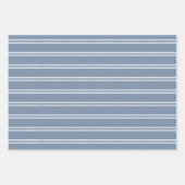 Boho Minimalist Blue Christmas Winter Modern Boys Inpakpapier Vel (Voorkant 2)