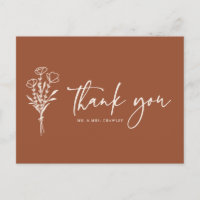 Boho Minimalist Botanicals Terracotta Hartelijk da