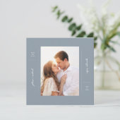 Boho Minimalist Enregistrer La Carte D'Annonce De  (Debout devant)